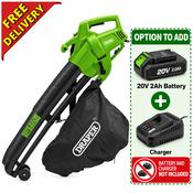 230V Garden Vacuum, Blower &amp; Mulcher – 3000W Draper image