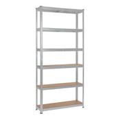 Galvanised Boltless Shelving 6 Shelves image