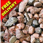 Pink &amp; Black Granite Chippings image