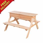 Kids Garden Table w/ Sand Pit - CLEARANCE OFFER image