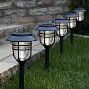 Avant Black Solar Stake Lights (5 Pack)