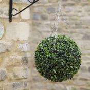 30cm Hanging Boxwood Ball Topiary (Artificial)