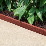 Red Rubber Garden Edging (1m)