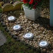 Stainless Steel Solar Decking Lights (4 Pack)