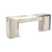 REM Concorde Nail Table 2 Positions with storage - levante-marble image