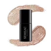 Semilac UV Hybrid Delicate Vanilla Glitter 349 image