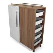 REM Savoy Mobile Beauty Cabinet - alu-brosse image