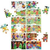 Months of The Year Wooden Puzzle image