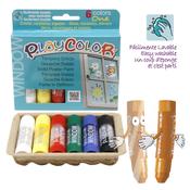 Playcolor Solid Paint Sticks Window - Pk6 image