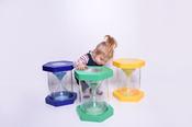 Giant Sit on Sand Timers Clear View 1 Minute
