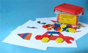 Pattern Blocks Tub of 250