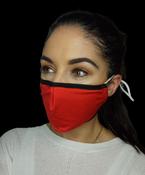 Reusable Fabric Face Mask - Red