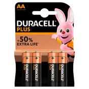 Duracell Plus 4 x AA Battery Pack image