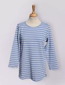 Sky Blue &amp; White Breton Stripe Tunic