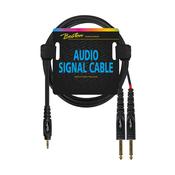 BOSTON 3.5mm jack stereo to 2 x 6.3mm jack mono