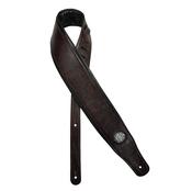Gaucho Padded Leather Effect Strap - Dark Brown