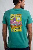 Men's Shrimpsons Back Print Artist T-Shirt
