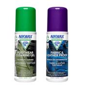 Footwear Cleaning Gel/Fabric &amp; Leather Proof Twin Pack (125ml)