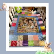Patchwork Blanket - Woodland Picnic