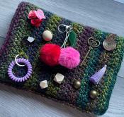 Handmade Sensory Twiddlemuff - Forest Floor
