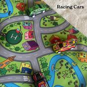 Handmade Play Mat - Racing Cars
