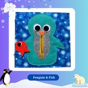 Busy Book Page - Feed the Penguin