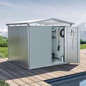 Garden shed Panorama size with standard door image