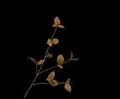 Leaf Spray Light Brown 85cm