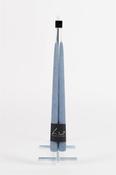 Luz Your Senses - Velours - Pair of Tapers - Ocean Blue