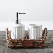 Rustic Rattan Soap Tray (RM)