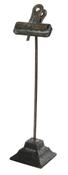 Metal clip on square stand aged black 22cm