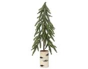 Mini Tree with Silver Glitter