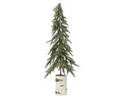 Mini Tree with Silver Glitter (B)