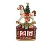 Calender Polyresin Rocking Horse with Bear And Rocking Horse image