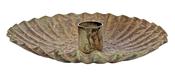 Metal lined plate with CH aged copper d14,5cm