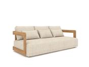Rafa 3-Seat - Teak, Mario Siesta Ecru/Taupe + Cushions image
