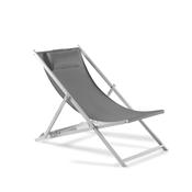 Denia transat alu white mat text light grey