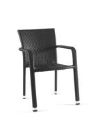 Bastia stacking chair wicker anthracite
