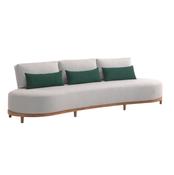 Santorini 3-Seat - Teak + Cushion Sunproof