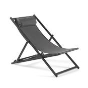Denia transat alu charcoal textylene silver grey