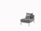 Hawai middle element alu white +teak + textylene g