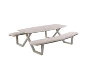 Corfu Picnic table alu linnen with cushion image