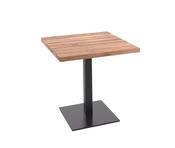 Lucie Bistro Square Table Recyc Teak Top 80x80