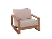 London 1 seat recycled teak + cushions image