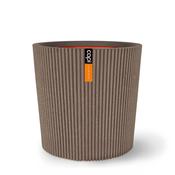 Vase Conical Groove NL Warm Taupe image