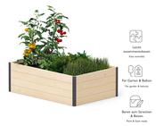 Gardenbox Professional with Black Hinges 120x80 Natural