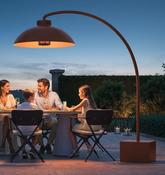 Heatsail Freestanding Dome- Infrared Heater &amp; Light- Olive Green