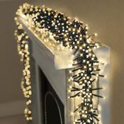 Cluster Twinkle, 1512 Lights - Outdoor - Classic Warm / Green