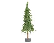 Mini Christmas Tree on Stand with Glitter - 45cm - Indoor - Green