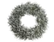 Cashmere Wreath Frosted, Indoor - Green / White image